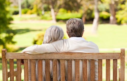 Lovers on the bench-2